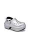 Stomp Metallic Clog Women's Slippers - Silver - 2
