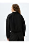 Comfortable Fit Bomber Jacket with Snap Button - 4
