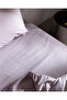 Odette Double 100% Cotton Ranforce Printed Duvet Cover Set - Light Plum - 6