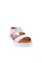 Silver Genuine Leather Zenne Sandals - Ankle Belt Detail 86732110 - 2