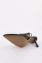 7039 Women's Pointed Toe Transparent Heeled Shoes - 5