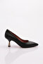 340-22Y Women's Pointed Toe Low-Heeled Shoes