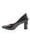 Women's Pointed Toe Low-Cut Shoes Black Printed Snake 74321029 - 3