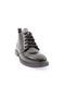 Women's Lace-Up Ankle Boots Black Crocodile 33321097 - 2