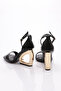 2427 Women's Heel Hole Evening Dress Shoes - 3