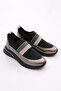 Women's Stone-Top Sneaker Shoes Platinum Patent Leather Black 31635105 - 2
