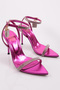 Fuchsia Metallic Women's High Heels - 121152859 - 4