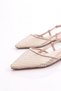 Women's Pointed Toe Back Tie Babet Dore Satin 7126535 - 4