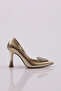 Women's Heeled Shoes Gold Snake 101393236