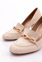 6029 Women's Heeled Shoes with Iron Accessories - 4