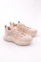 Women's Lace-Up Sneaker Shoes Beige Rose 762713138 - 2
