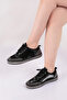 Women's Sneaker Shoes Black Silver 35222682 - 5