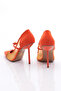 Women's High Heel Shoes Orange Opening 56583557 - 3