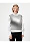Women's Vest 5Wal20004Ht Ecru Striped