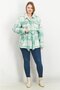 Women Spread Collar Checked Belted Jacket, Light Green - 2
