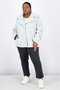Women Textured Jacket, Light Blue - 4