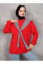 Red Shawl Sweatshirt - Vav - 6