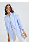 Oversized Basic Shirt with Button Placket