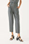 Mixed Patterned Ankle Cut Trousers - 5