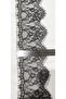 Black Bearded Lace 15 Cm (3 Mt) - 4