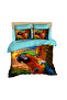 Parrot on Branch 3D Digital Double Duvet Cover Set
