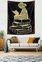 Vintage Girl Reading a Book Stain Resistant Fabric Wall Cloth Wall Tapestry Tapestry - 2