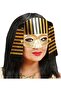 Egyptian Mask Pharaoh Mask with Rubber Apparatus 21X23 cm (4940) - 2