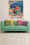 Cote D'azur Scenic Stain Resistant Velvet Fabric Wall Cover Wall Carpet Tapestry - 2