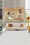 Antique Egyptian Pattern Ethnic Stain Resistant Velvet Textured Fabric Wall Cloth Wall Carpet Tapestry - 2