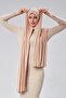Women's Hijab Combed Shawl Ready Practical Snap-On Easily Wear Long Four Seasons Cotton Shawl
