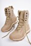 Lovax Guaranteed Tactical Military Zippered and Lace-Up Boots Desert Boots - 2