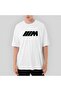 Bmw m Power Black Oversize White T-Shirt