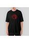 Red Dead Redemption 2 Red Moon Oversize Black T-Shirt XL