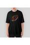 Led Zeppelin Songs Classic Oversize Black T-Shirt
