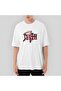 Death Rainbow Oversize White T-Shirt
