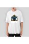 Batushka Blue Oversize White T-Shirt
