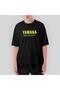 Ymha Revs Your Heart Oversize Black T-Shirt