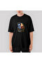 Daft Punk Droid Oversize Black T-Shirt L