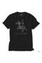 Sagittarius Retro Black T-Shirt