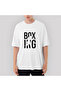 Boxing Logo Oversize White T-Shirt