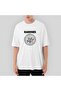 Ramones Look Out Below Oversize White T-Shirt