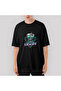 Alien Doom Oversize Black T-Shirt
