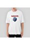 Iron Maiden Bionic Oversize White T-Shirt M
