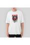 Red Route Car Oversize White T-Shirt S