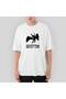 Led Zeppelin Black Angel Oversize White T-Shirt