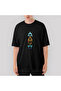 Elemental Triangle Oversize Black T-Shirt