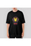 Iron Man The Invincible Oversize Black T-Shirt
