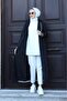 Rib Detailed Zippered Waterproof Full Length Long Trench Top Coat - 3