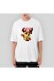 Mastodon The Hunter Oversize White T-Shirt XL