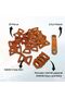 Genuine Leather Bracelet, DIY Adjustable Puzzle Bracelet Men, Women Unisex Bracelet Accessory - 5